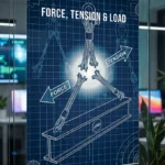 crane load tension poster pdf showing force and tension diagram