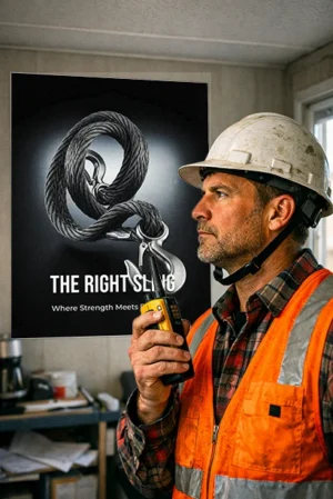 Rigging Sling Safety Poster PDF for crane and lifting operations training