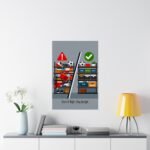 Organized Storage Safety Poster | Safe vs. Unsafe Housekeeping - Image 12
