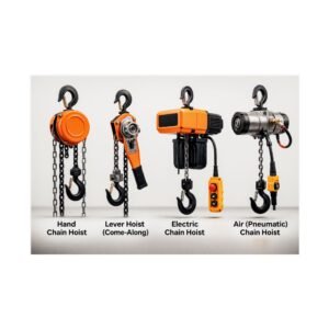 Hoist Safety Posters showing chain and lever hoist do's and don'ts for OSHA-compliant lifting operations.