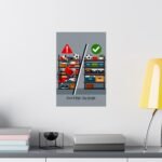 Organized Storage Safety Poster | Safe vs. Unsafe Housekeeping - Image 4