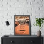 V-Twin Motorcycle Engine Framed Poster — 'Road Warrior Memory' Vintage Bike Wall Art - Image 8