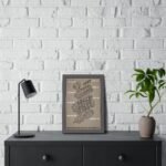 Engine Blueprint Framed Poster — Vintage Exploded Diesel Engine Diagram - Image 4