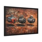 Automotive Engine Trio Framed Poster — Small Block Chevy, Flathead Ford & Early HEMI - Image 6