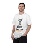 Hook Time Is Happy Time T-Shirt - Crane Hook Graphic Tee for Construction Lovers - Image 4