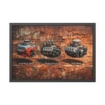 Automotive Engine Trio Framed Poster — Small Block Chevy, Flathead Ford & Early HEMI - Image 5