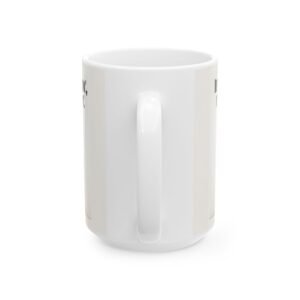 Funny Mechanic Coffee Mugs: A rustic, ink-swirled ceramic cup with "If It Ain't Leakin', It Ain't Workin'" text for workshop humor.
