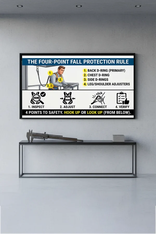 Fall Protection Rule Poster – industrialsafetyart.com