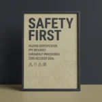 osha safety posters - high-visibility 2026 compliance layout for industrial engineering facilities