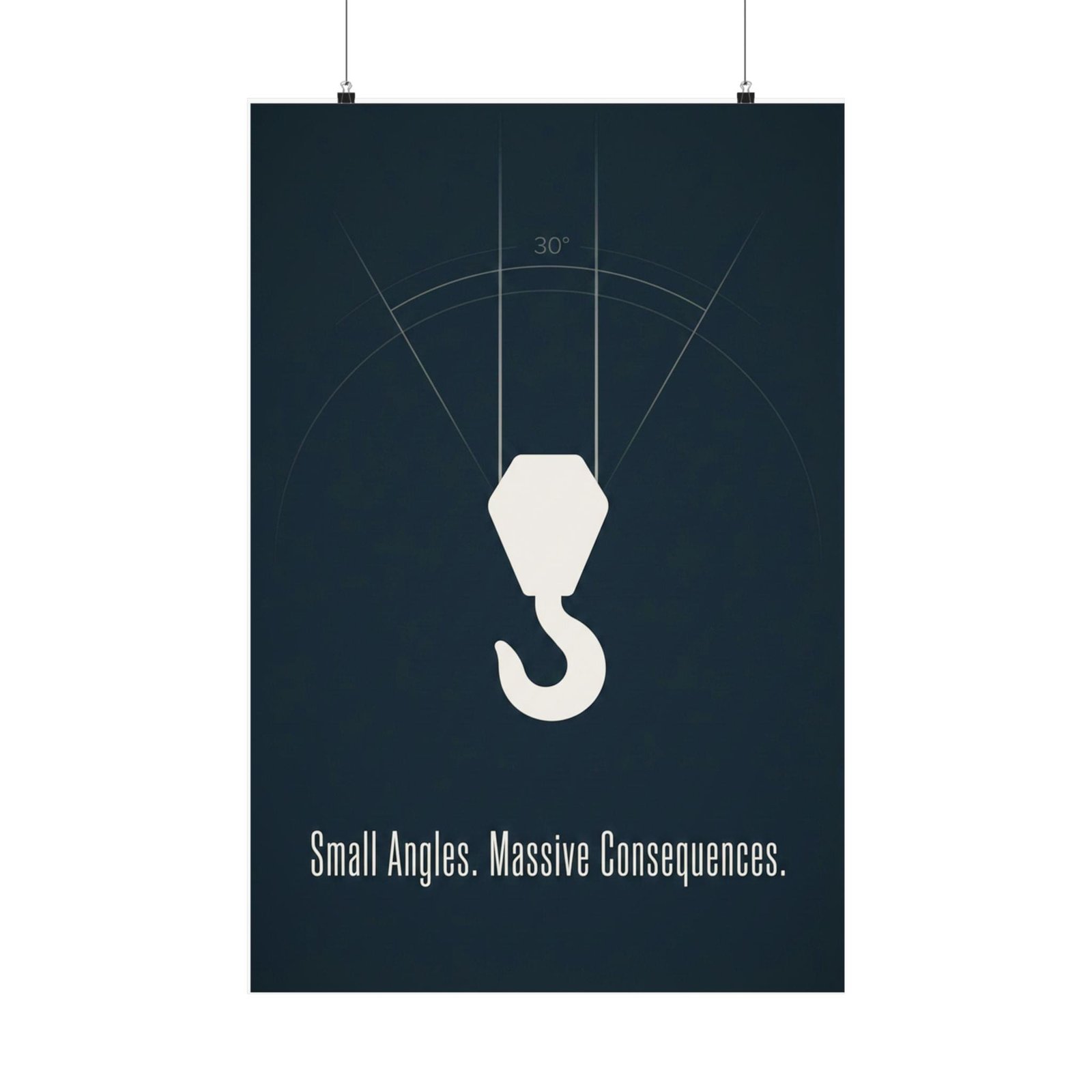 Sling angle load chart PDF showing how small angle changes increase load force